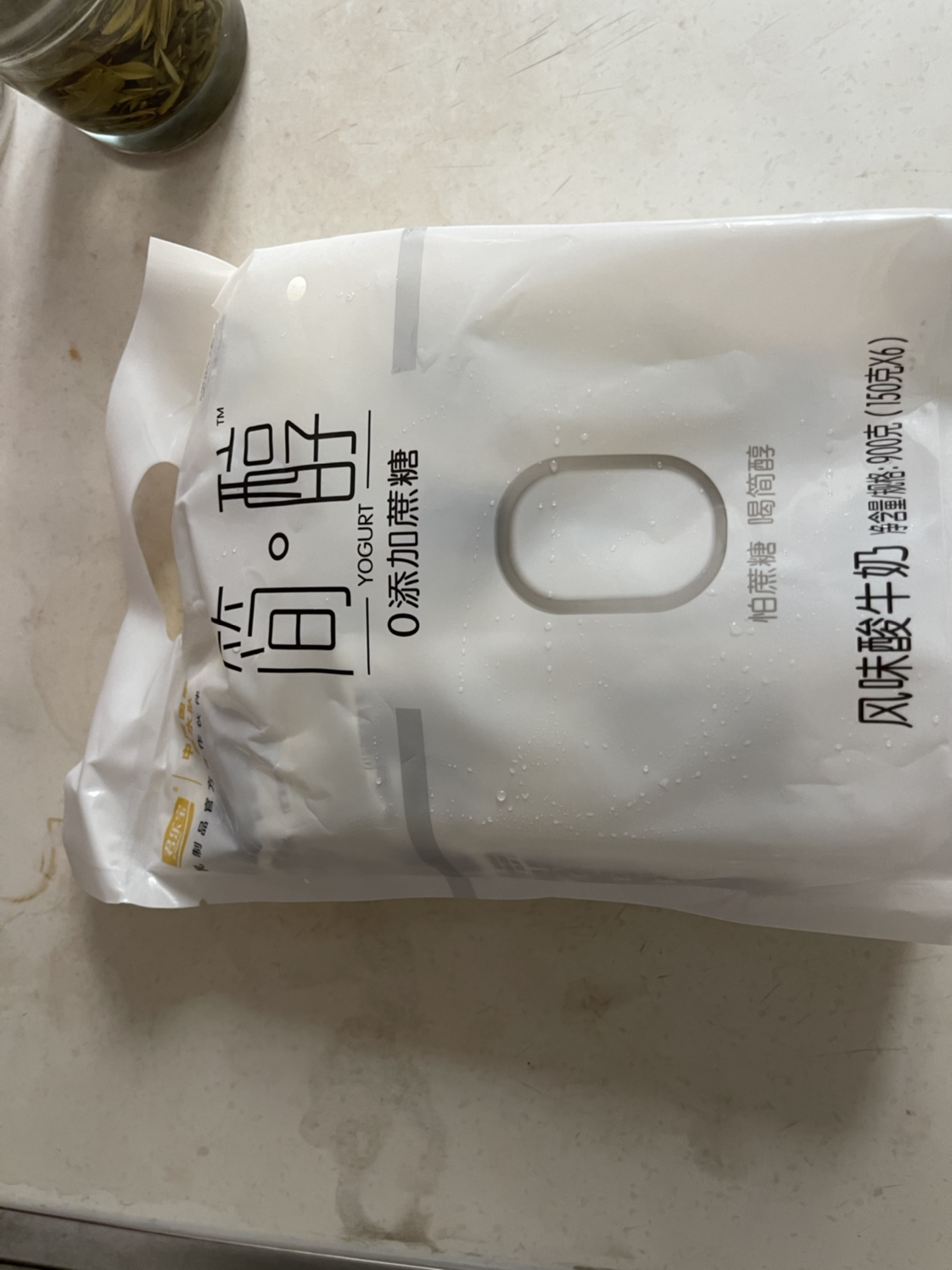 君乐宝 简醇小白袋酸牛奶原味袋装低温冷藏酸奶150g*12袋晒单图