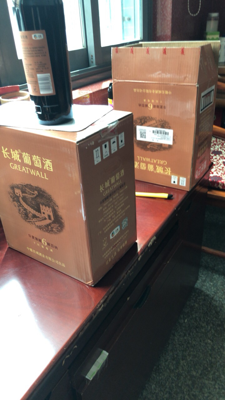 长城干红葡萄酒华夏臻藏6解百纳750ml*6支红酒整箱装晒单图