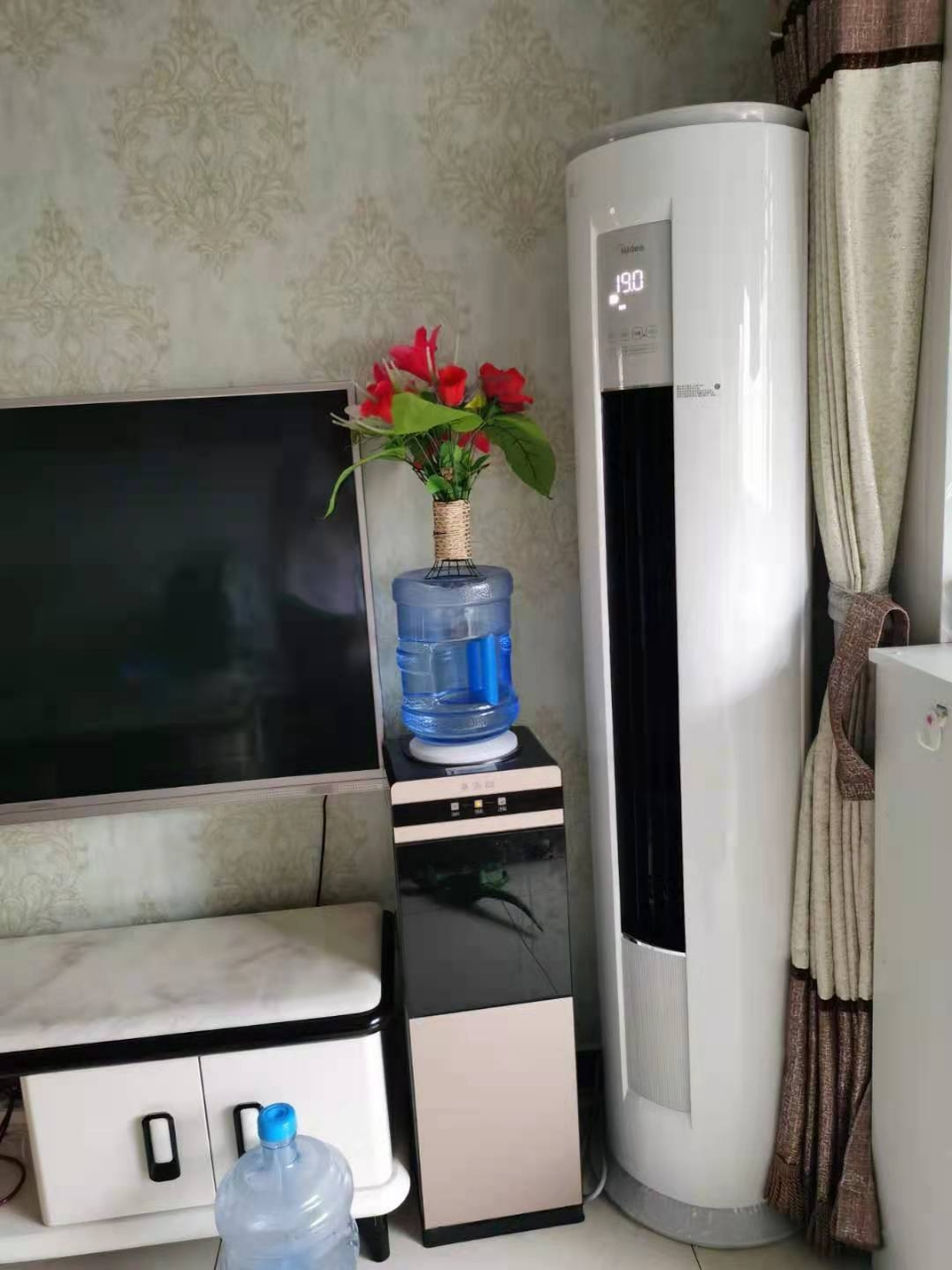 美的(midea)智行二代2匹2p新三级能效变频圆柱空调立式柜机家用冷暖