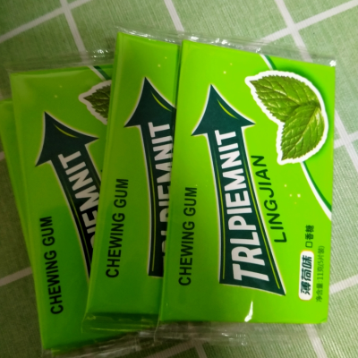 150片薄荷味信封口香糖 清新口气约会必备休闲糖果零食批发多规格