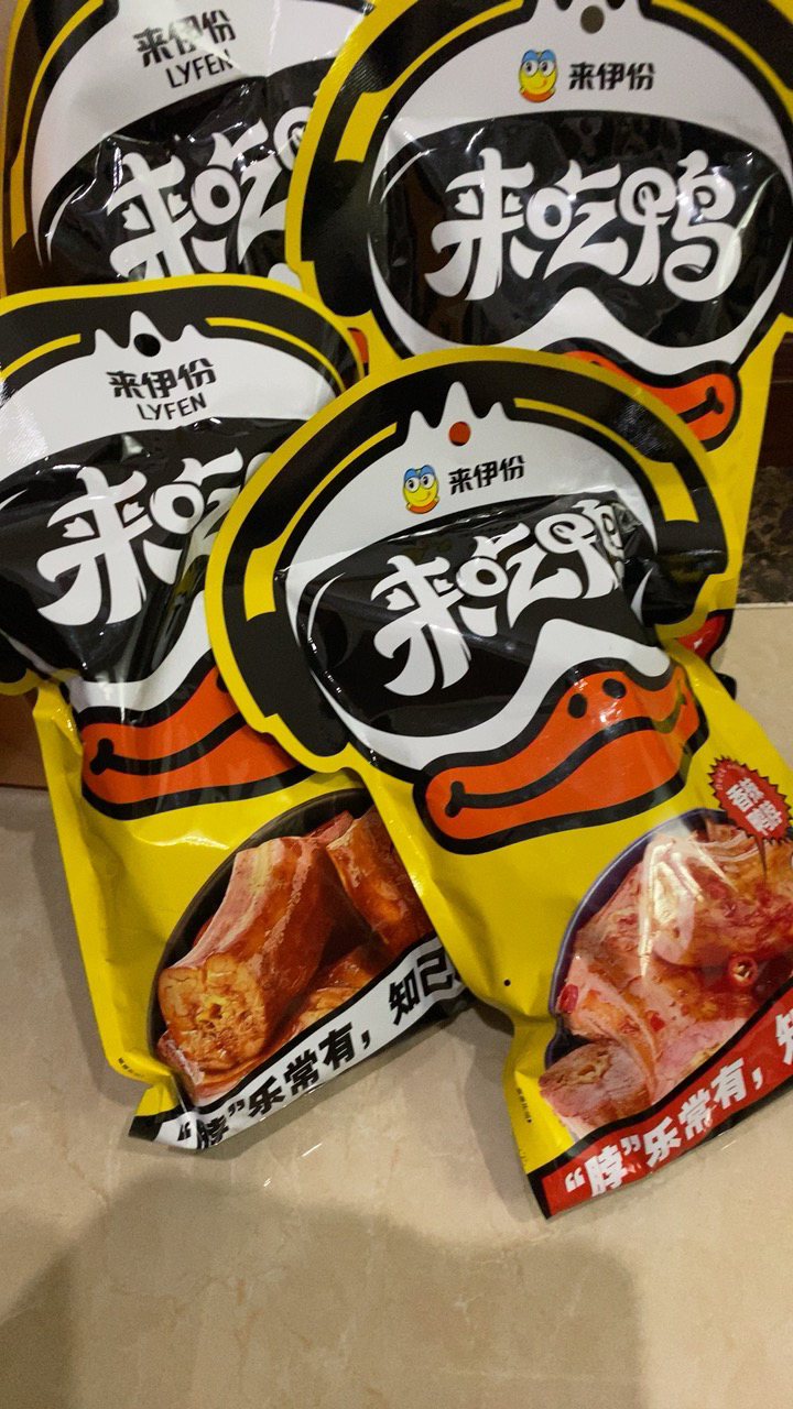 [满400-300]来伊份香辣鸭脖125g卤味鸭颈鸭肉休闲零食小吃来一份鸭货