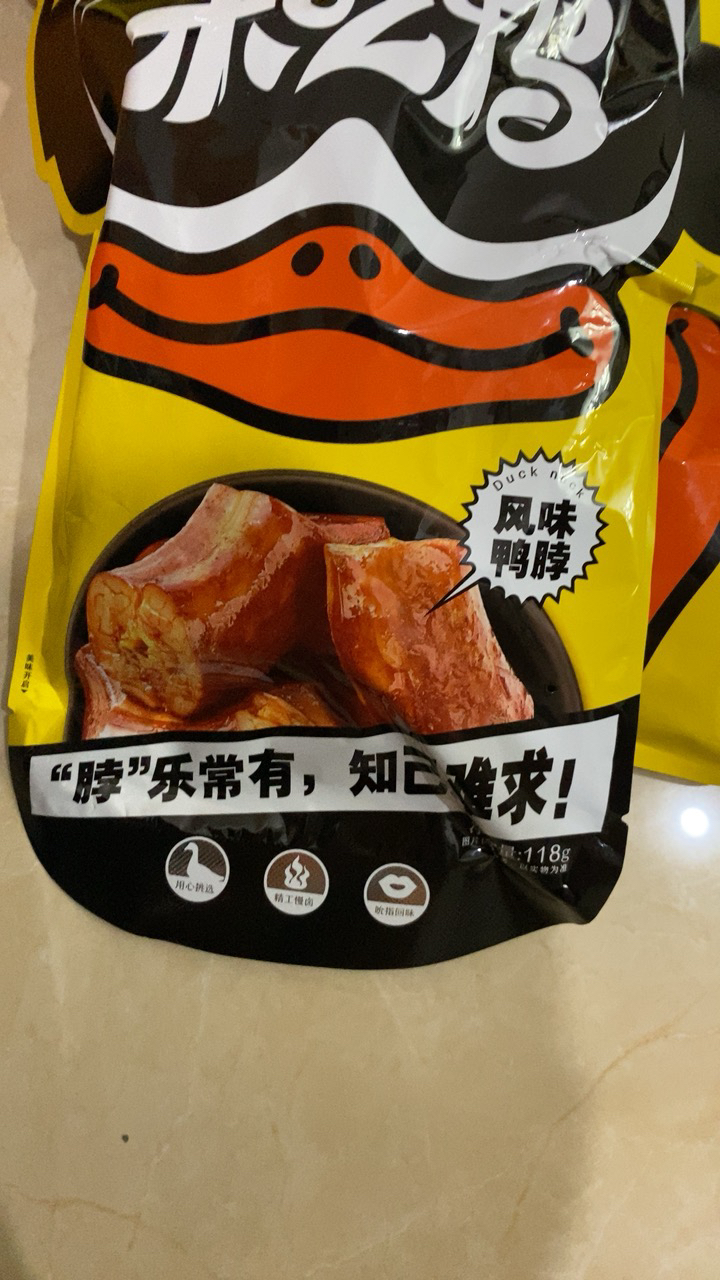 [满400-300]来伊份风味鸭脖118g袋鸭颈鸭脖子鸭肉类零食来一份休闲鸭
