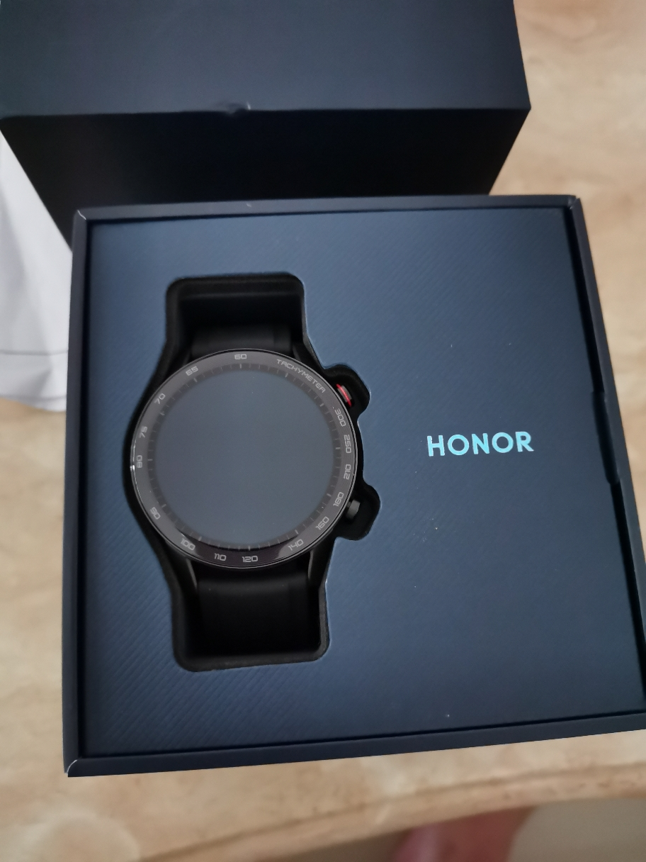 荣耀(honor) 荣耀手表 magicwatch 2 46mm 运动款碳石黑 蓝牙通话