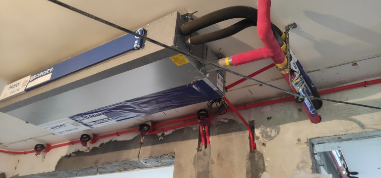 统帅(leader)海尔出品 中央空调家用风管机一拖一 3匹智能变频自清洁