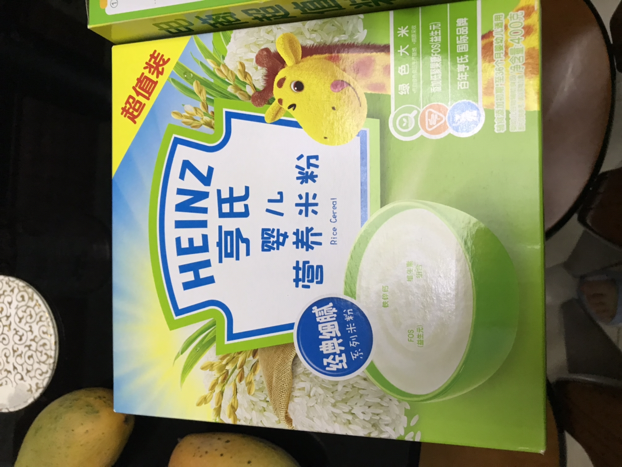 亨氏(heinz)婴儿营养米粉400g 高铁米粉 不添加白砂糖 婴幼儿辅食