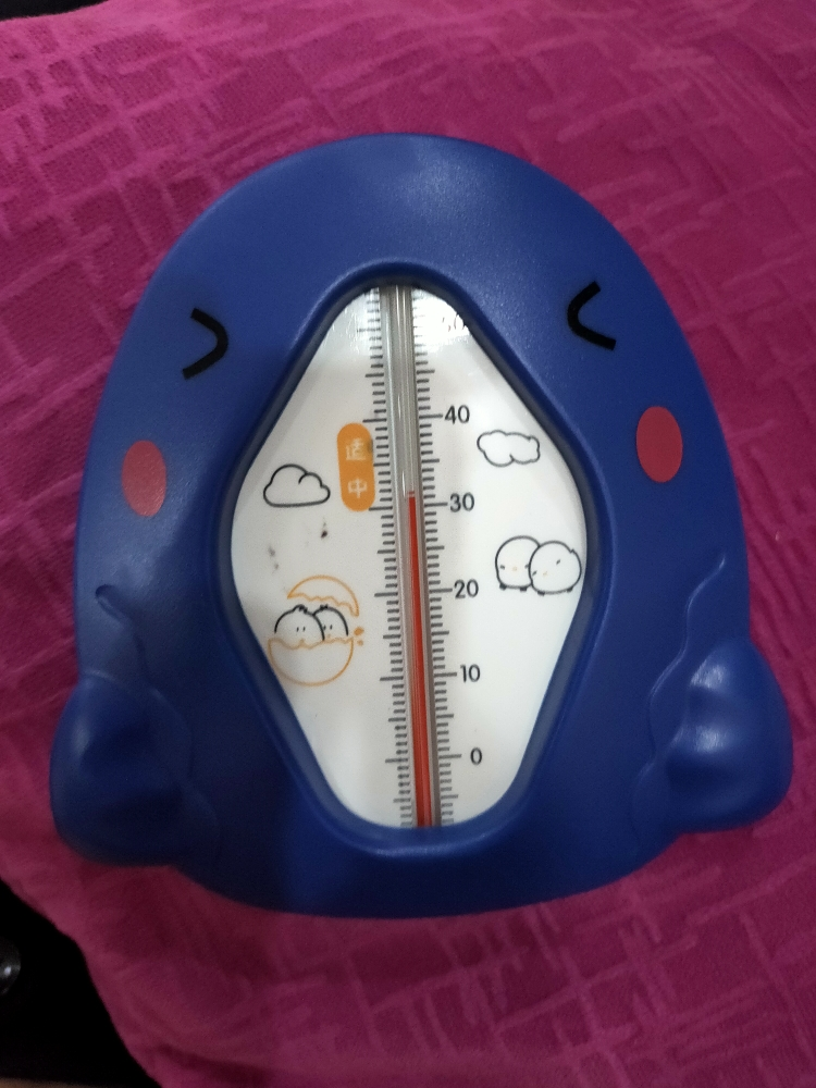 洗澡测试水温宝宝温度计浴盆泡澡水温表婴童水温计 蓝色小鸡款晒单图