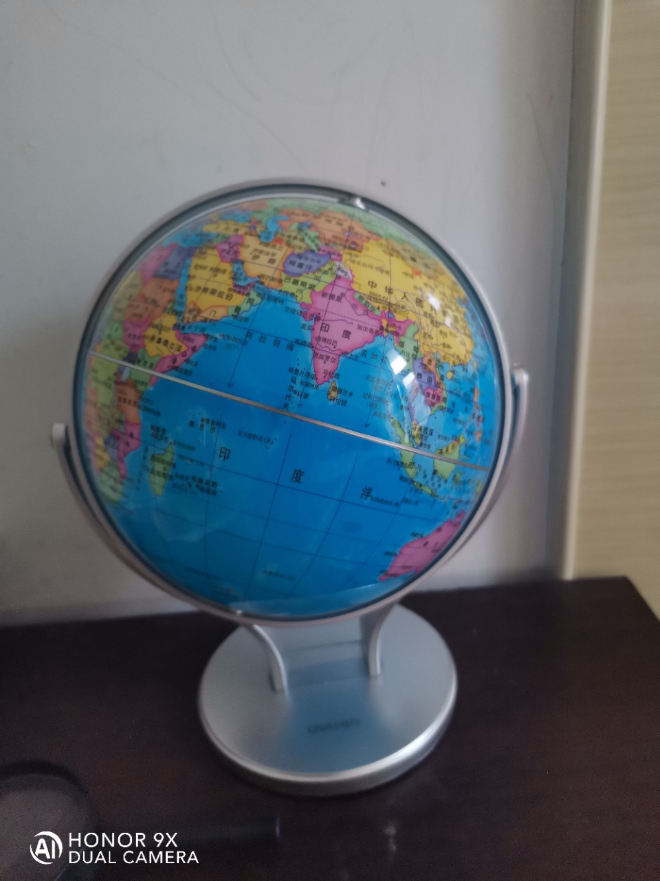 得力高清中国地球仪初中学生用高中生小学生世界地图仪教学版摆件家居