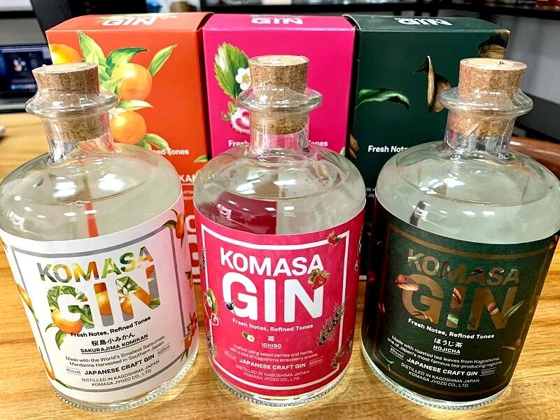 日本小正手工金酒 komasa craft gin 杜松子琴酒 草莓味 正品行货晒单