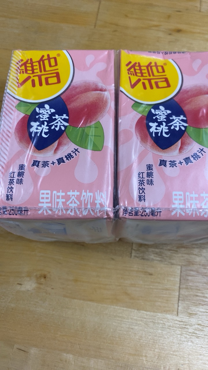 维他 蜜桃茶250ml*6盒 果味茶饮料晒单图