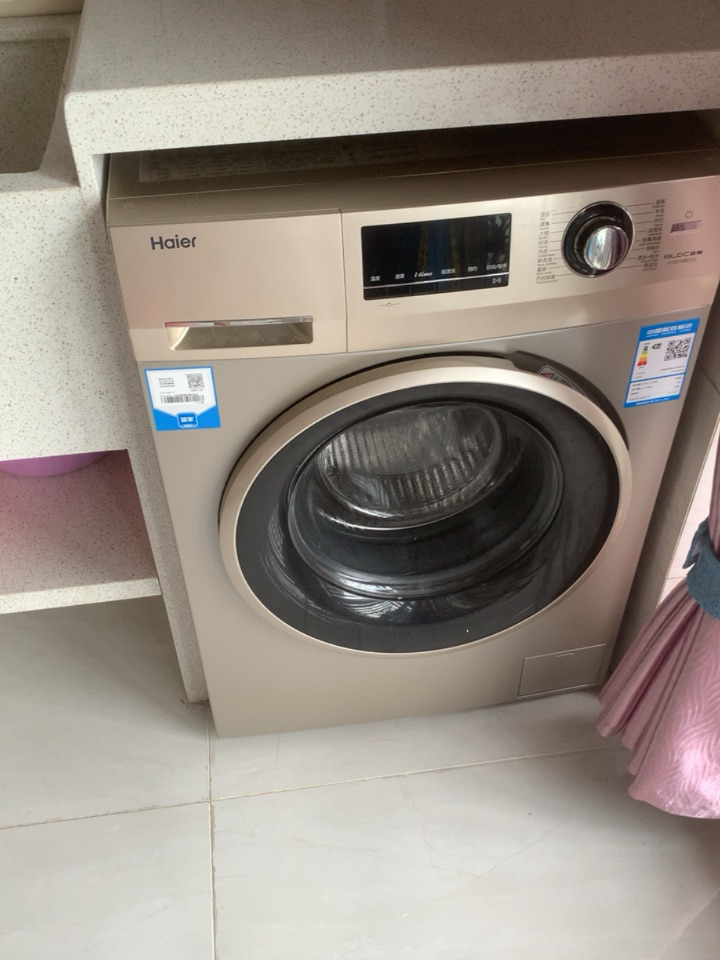haier/海尔洗衣机滚筒全自动10公斤变频大容量家用一级能效巴氏杀菌