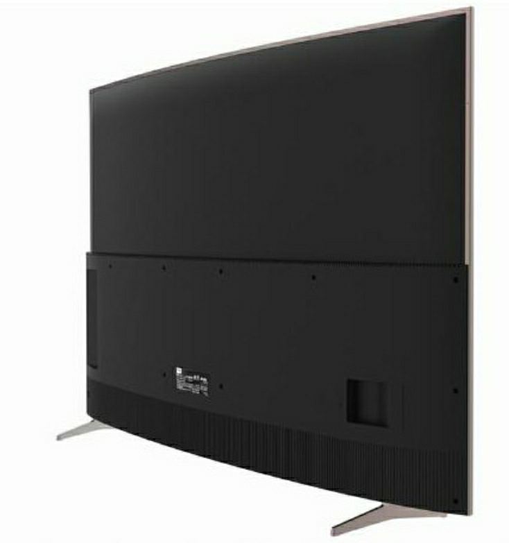 tcl 49p3 49英寸 4k超高清曲面30核智能液晶电视 超窄纤薄金属边框