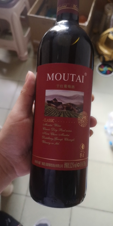 茅台(moutai)经典红标 赤霞珠干红葡萄酒 12度 750ml 单瓶装晒单图
