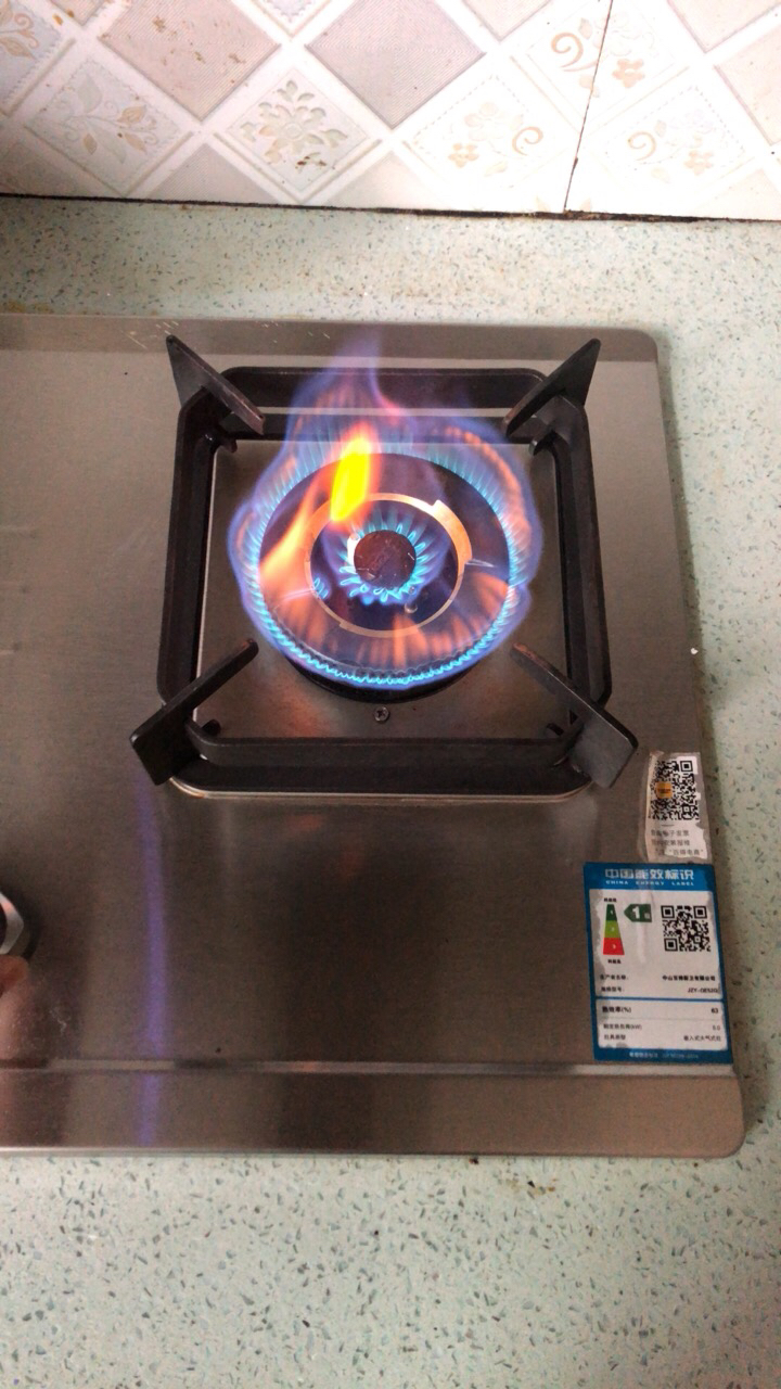华帝旗下百得 燃气灶 QE12液化气家用双眼灶具 4.8KW大火力 嵌入式台式两用 钢化玻璃 灶具全铝炉头晒单图
