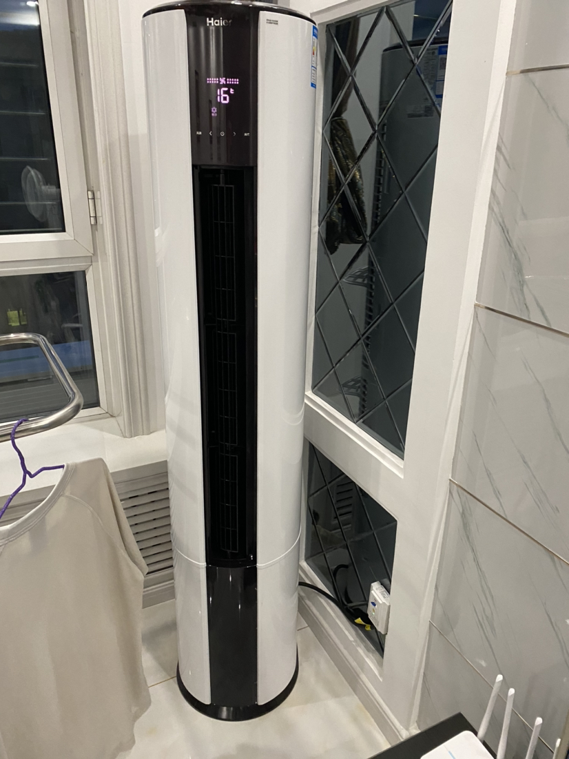 haier/海尔 3匹p变频 自清洁 立式空调柜机客厅家用 kfr-72lw/07eds83