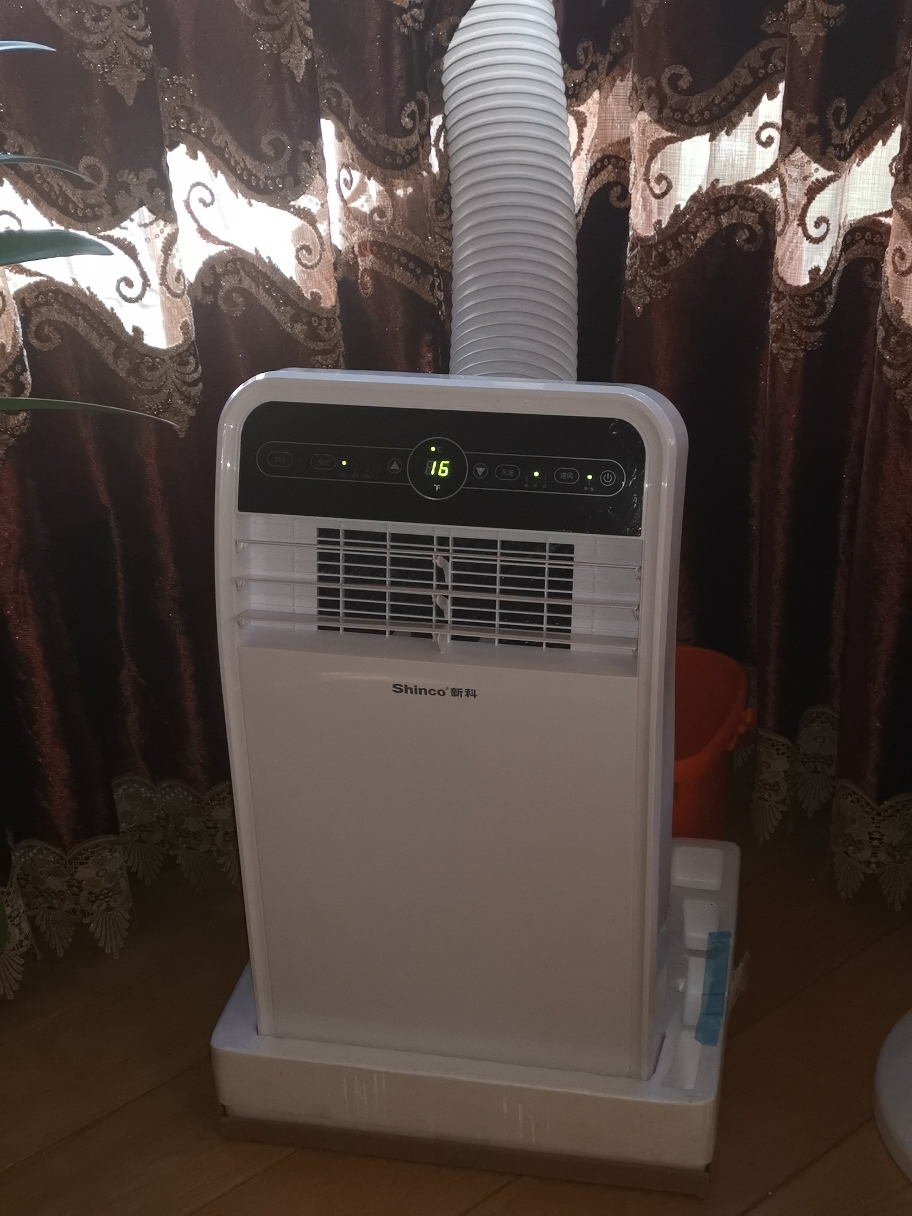 新科(shinco)移动空调ky-35/f1单冷家用立式一体机免安装免排水晒单图