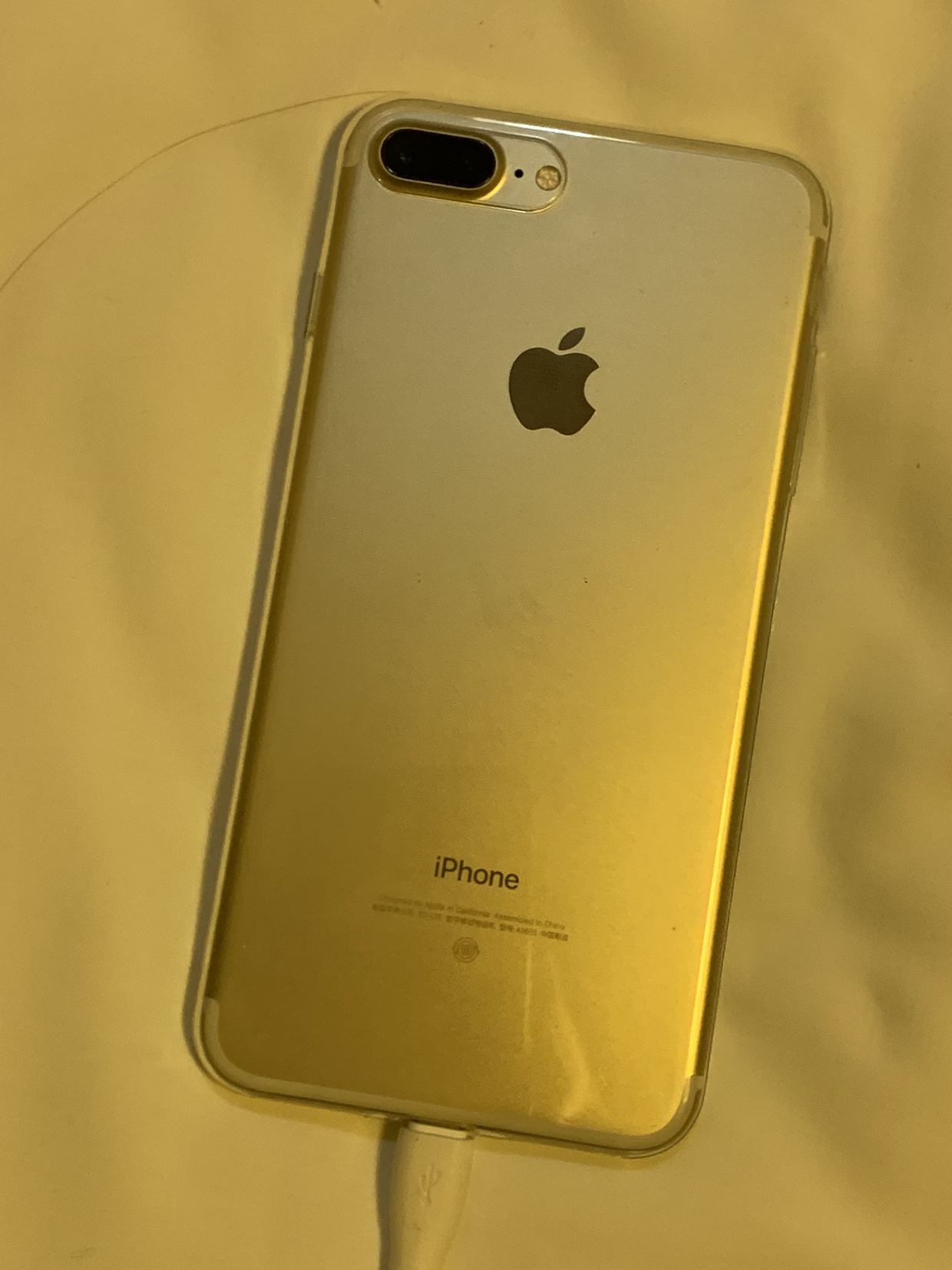 [二手95新]苹果/apple iphone 7 plus 128gb 金色 全网通4g 苹果手机