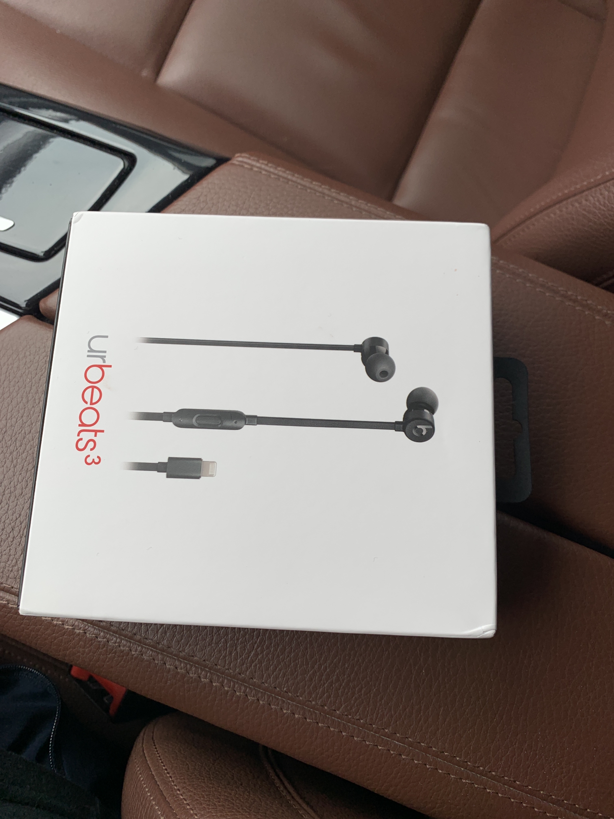 beats urbeats3 入耳式耳机 -黑色 lightning接口 手机耳机 三键线控