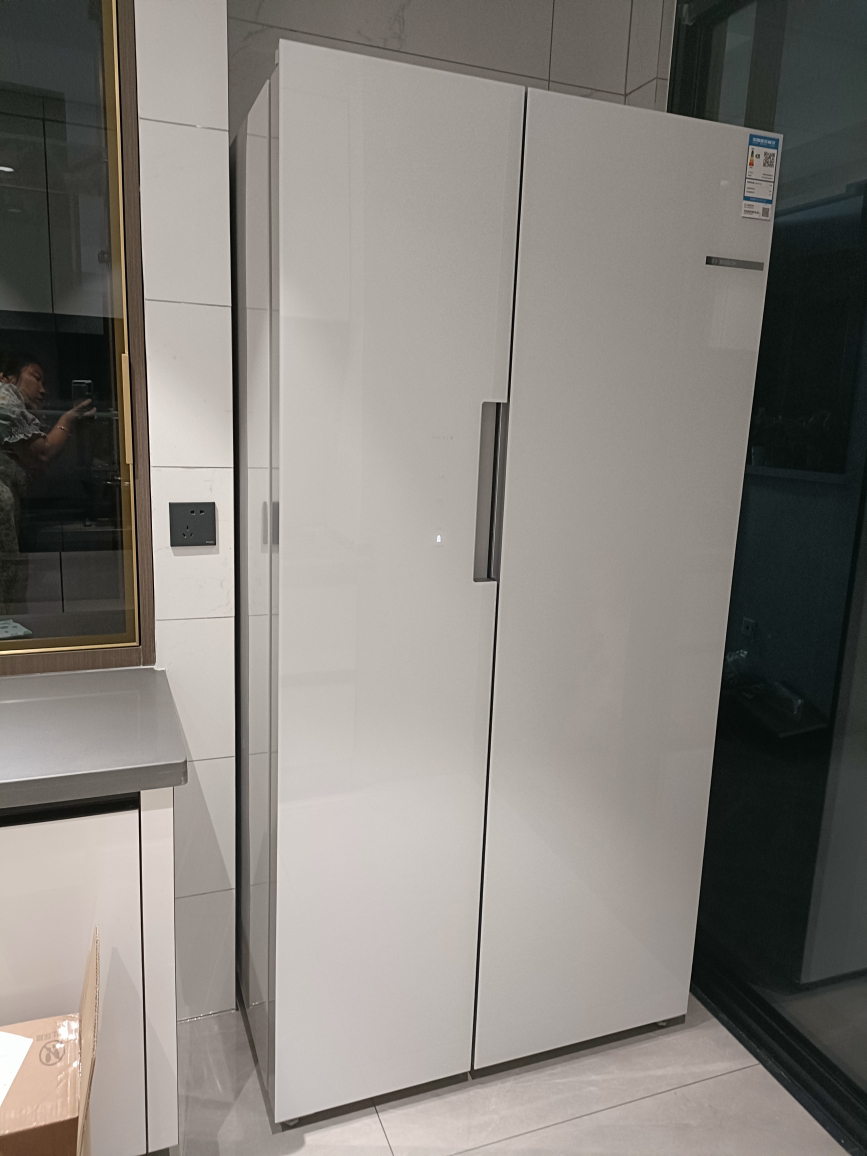 502升保湿鲜生代对开双门冰箱 无框玻璃门 纤薄款 风冷无霜 kas50e20