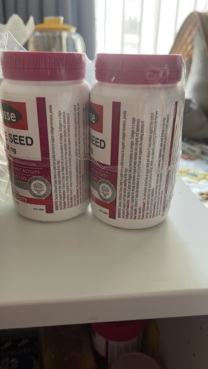 Swisse 葡萄籽精华片 GRAPE SEED 14250mg 180粒 1瓶装 片剂 澳洲进口海购晒单图