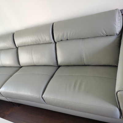 新品顾家家居(kuka)现代简约轻奢真皮沙发头层牛皮客厅沙发90.dk.