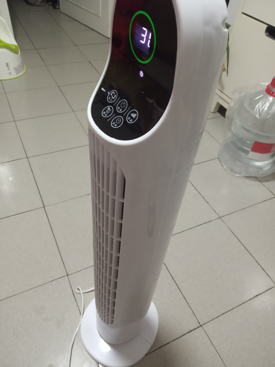 奥克斯塔扇家用电风扇无叶风扇夏天立式静音扇叶大厦扇落地扇ft75-yg