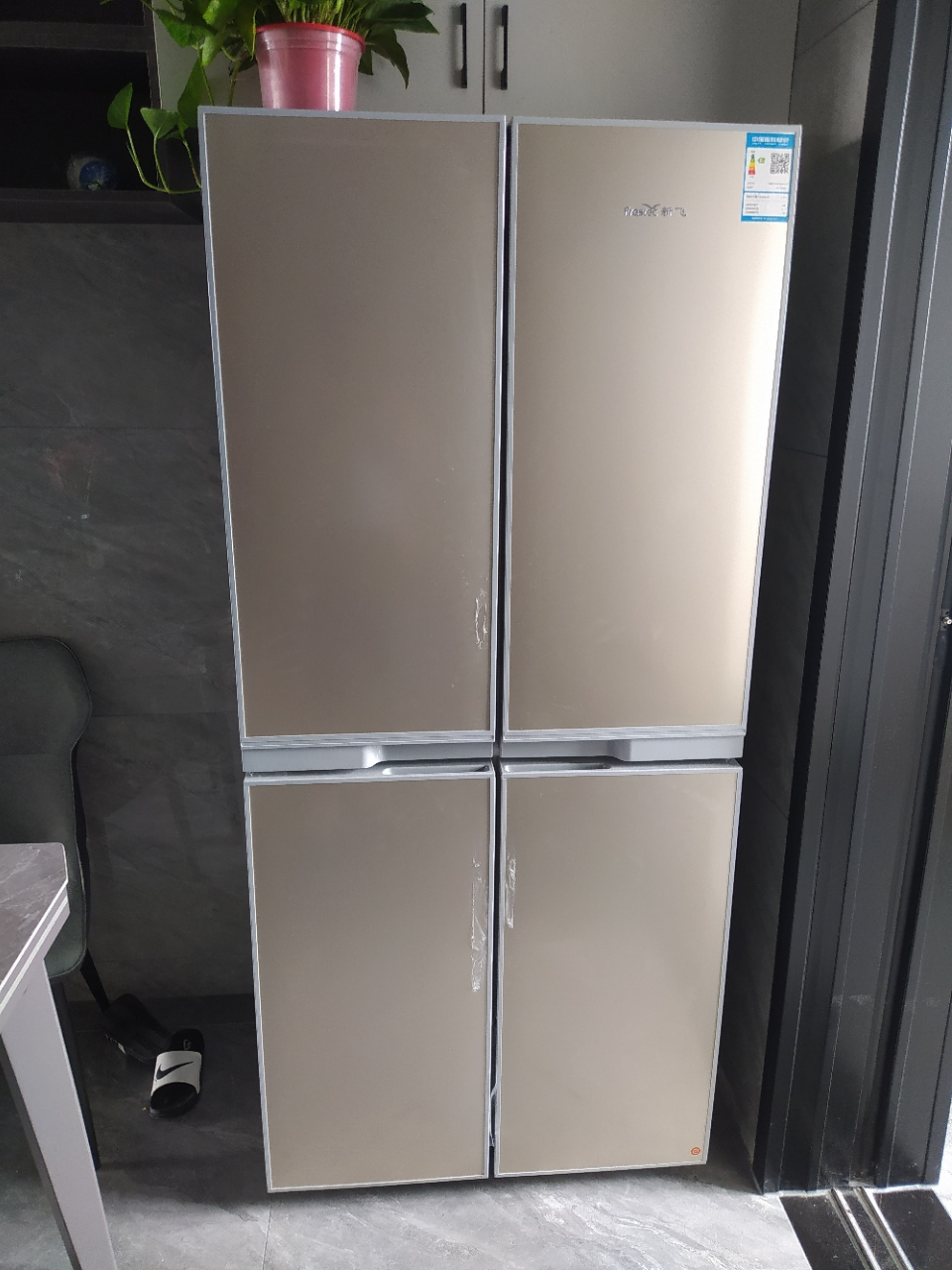 四门上菱冰箱