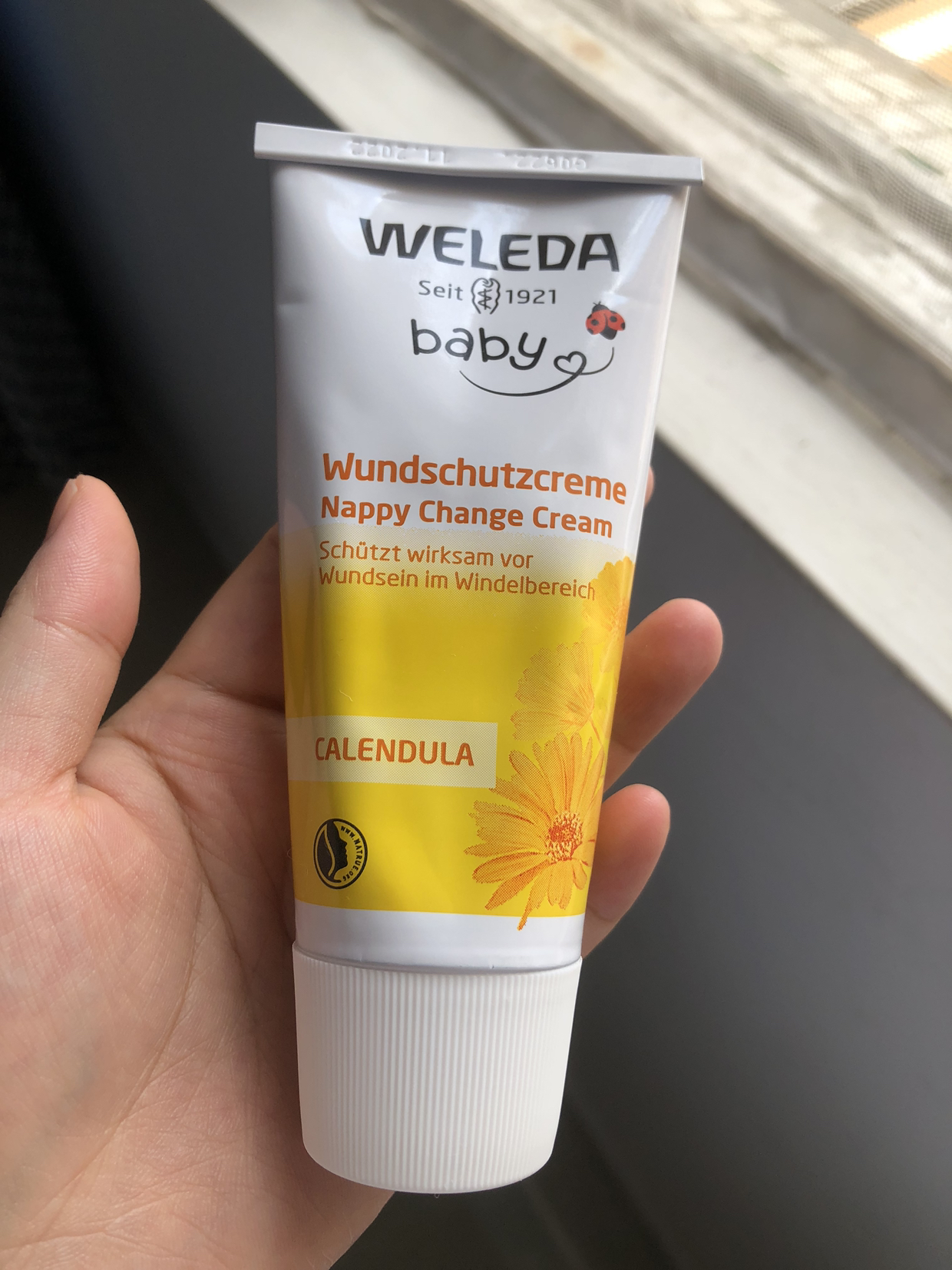 德国进口weleda维蕾德金盏花婴儿护臀膏 宝宝红屁屁乐 金盏花护臀膏