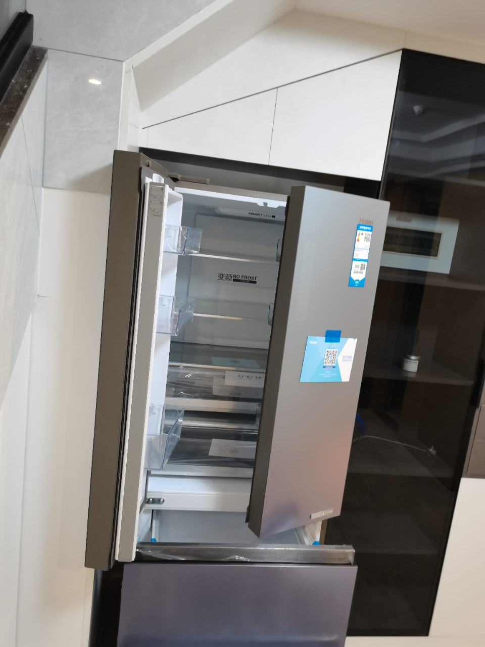 haier海尔冰箱 bcd-450wghfd5vg1u1 多门冰箱 风冷无霜1级双变频智能