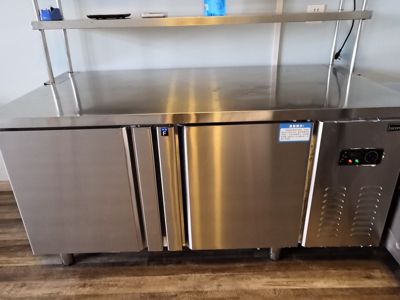 乐创(lecon)冷藏工作台冰柜冷冻柜卧式冰箱保鲜平冷操作台商用奶茶店