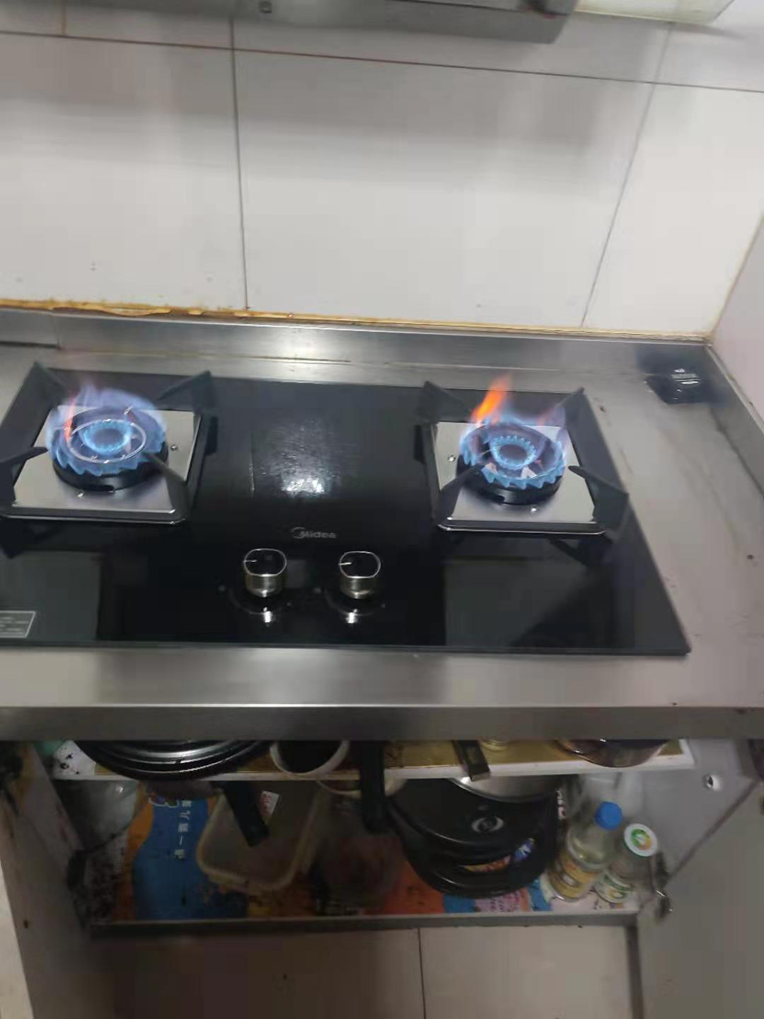0kw大火力台式嵌入式厨房家用双灶煤气灶天然气灶具双眼灶晒单图