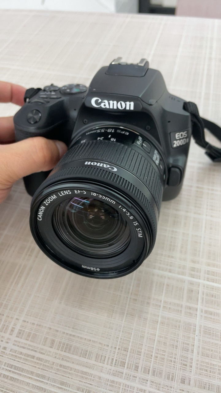 佳能(canon) eos 200d ii代数码单反相机18-55 is stm镜头套装vlog