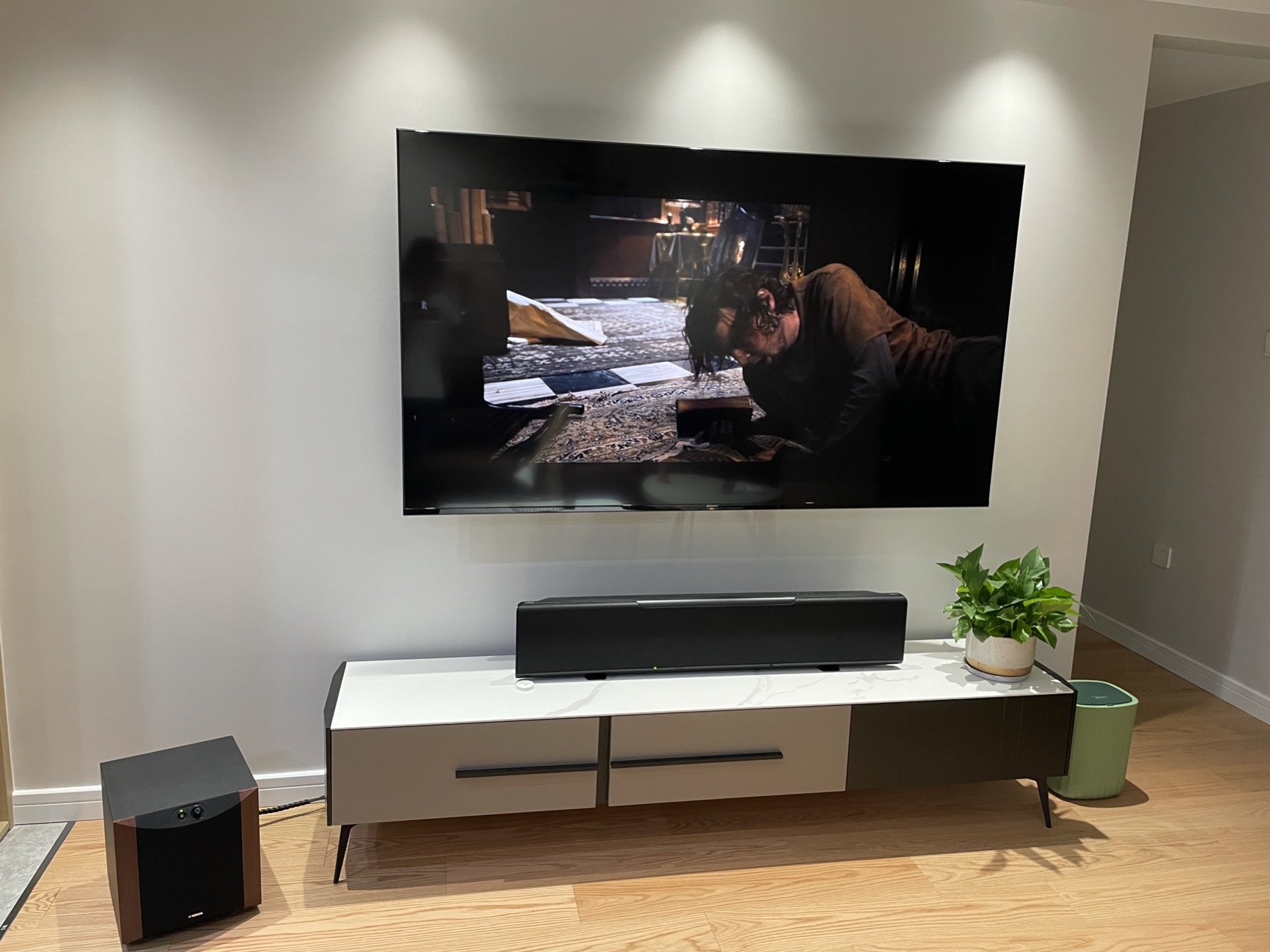 1声道无线蓝牙wifi全景声家庭影院音箱客厅电视 回音壁音响晒单图