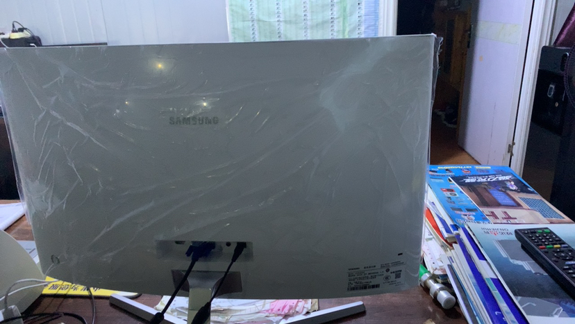 三星(samsung)c27f391fhc 27英寸曲面高清 白色圆底 护眼低蓝光 不