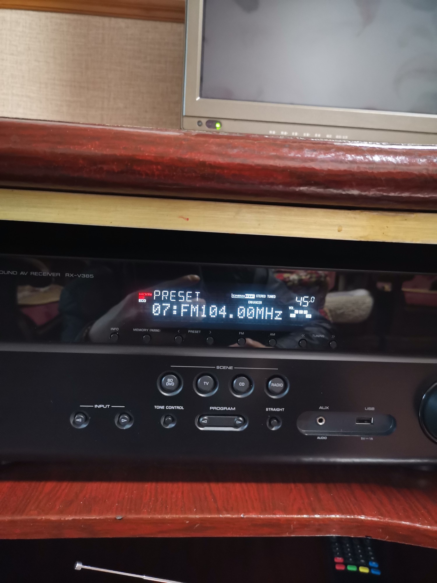 yamaha雅马哈 rx-v385 家庭影院5.