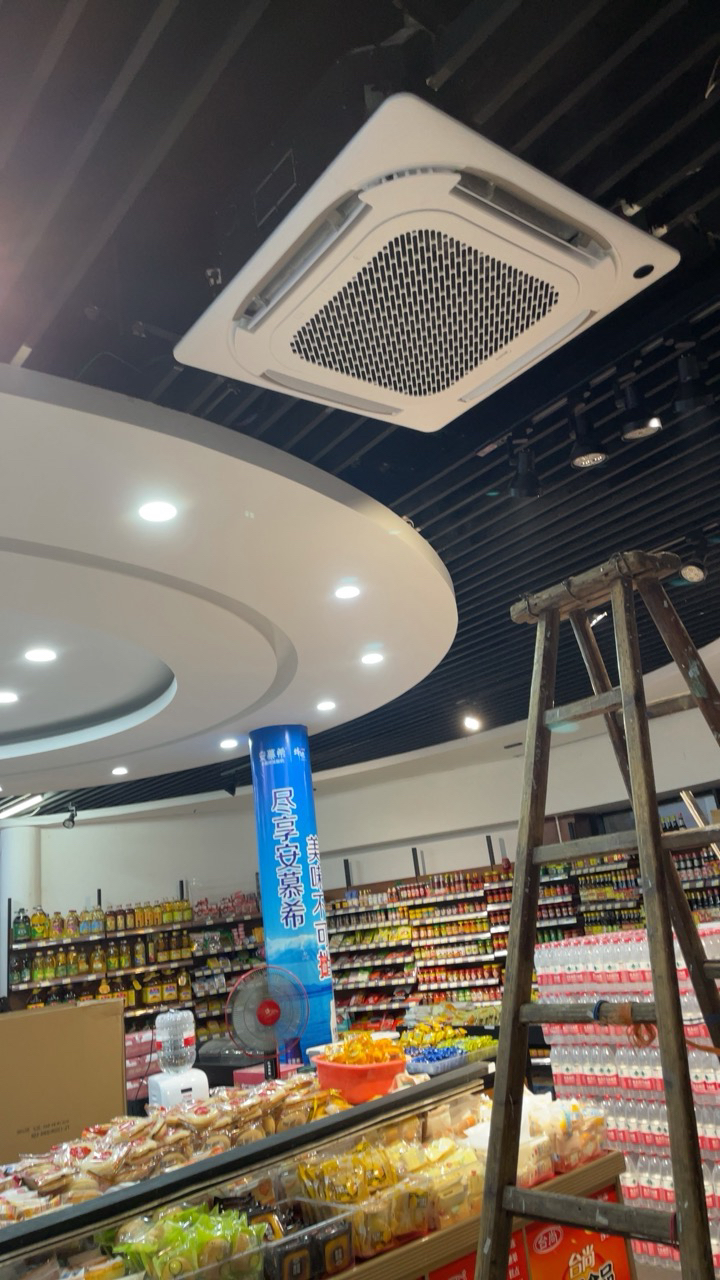 美的(midea)商用中央空调新能效吸顶单冷空调天花机嵌入式办公空调380