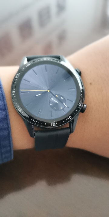 黑色 两周续航 户外运动手表 实时心率 睡眠监测 nfc支付 华为gt2手表