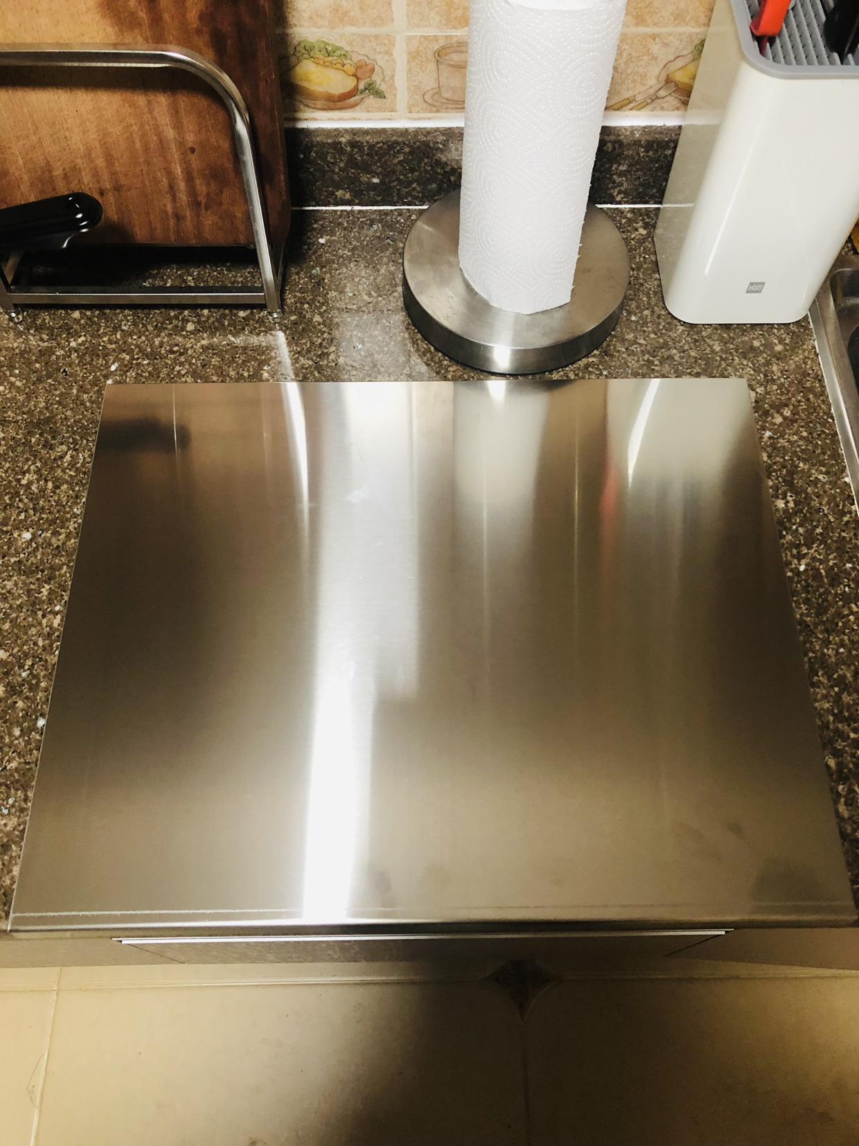 304不锈钢菜板擀面板水果砧板烘焙揉面案板切菜板厨房家用和面板 国泰