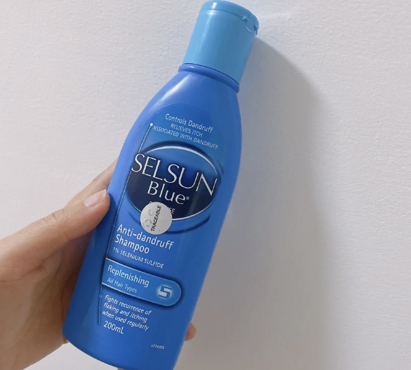 澳洲selsun blue成人中性头皮藓溢脂性皮炎蓝色去屑止痒洗发水200ml*1