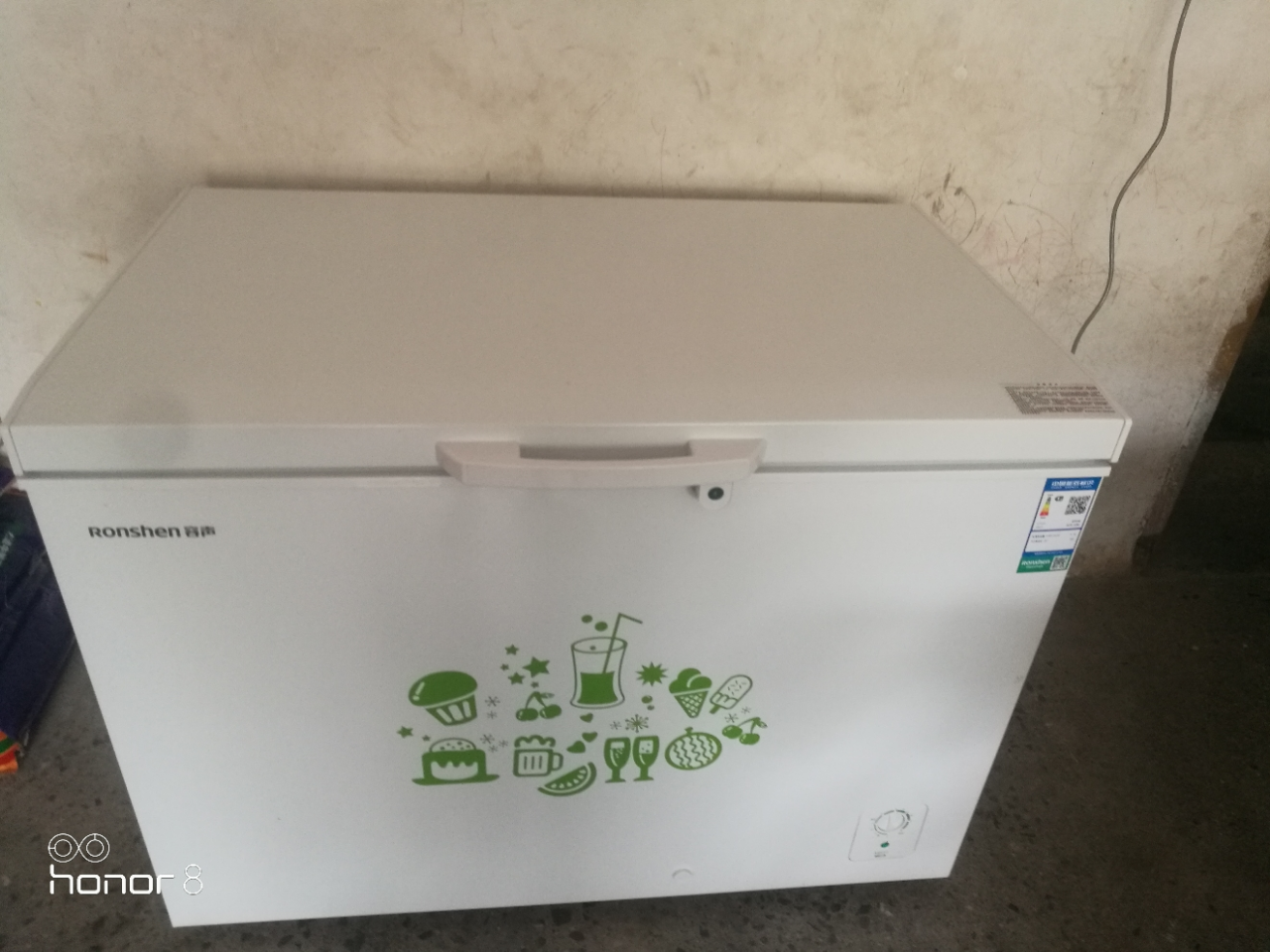 容声(ronshen)309升商用冰柜冷柜卧式大冷冻柜 冷藏冷冻转换 节能省电