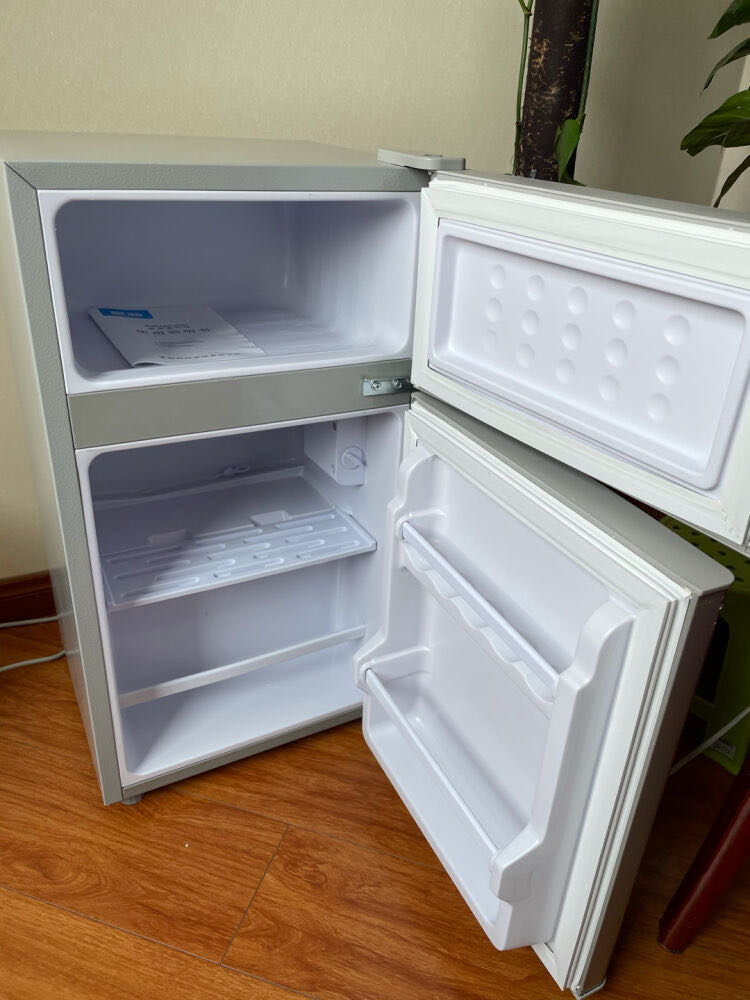 夏新(amoi)58升冷藏冷冻双门迷你小冰箱 节能低噪租房小型电冰箱 一级