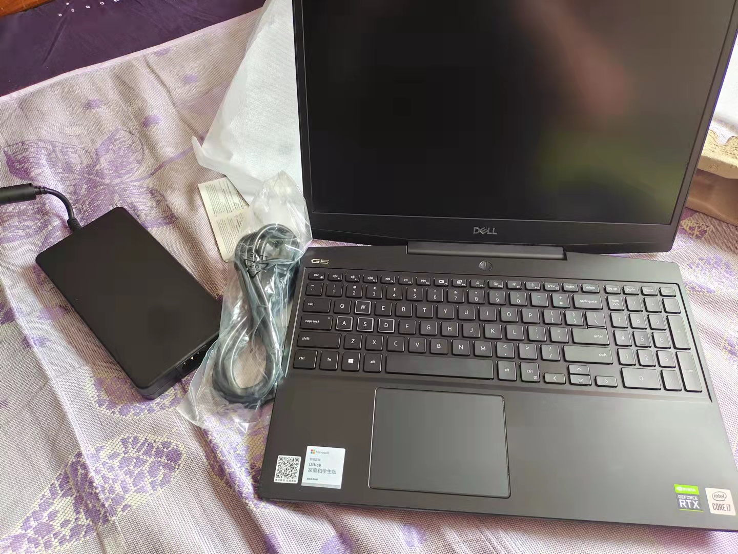 戴尔(dell)游匣g5-5500-2866b 15.