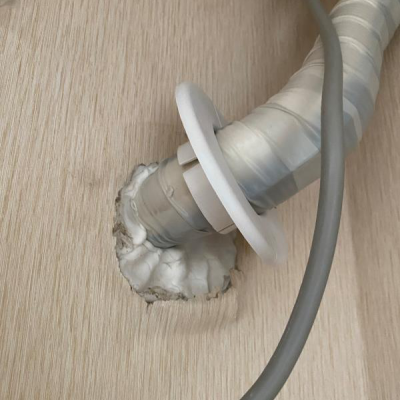 德力西密封胶泥空调孔堵漏堵洞家用填充防虫防火封墙堵塞白色泥胶