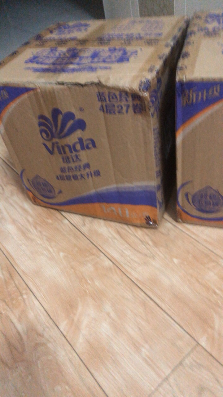 维达卷纸 蓝色经典4层140g27卷 卷纸箱装纸巾卫生纸卷纸面巾纸品手纸