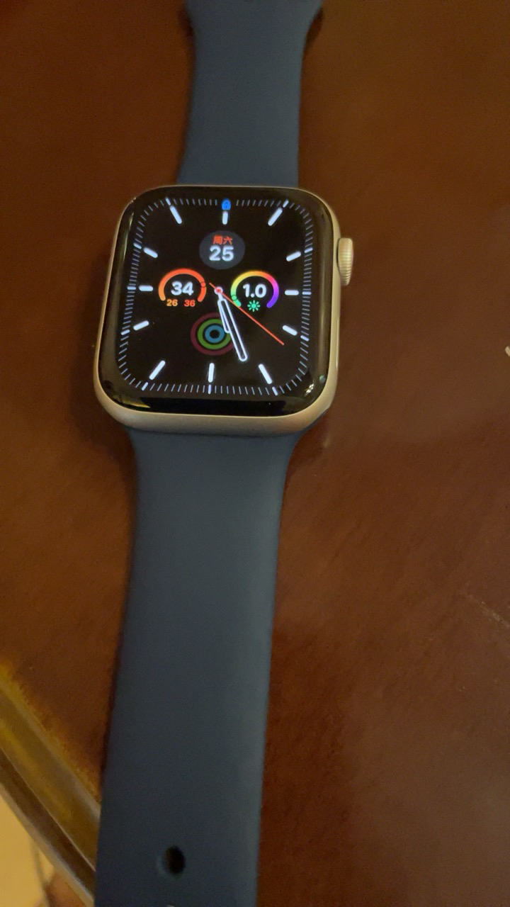apple蓝色智能手表