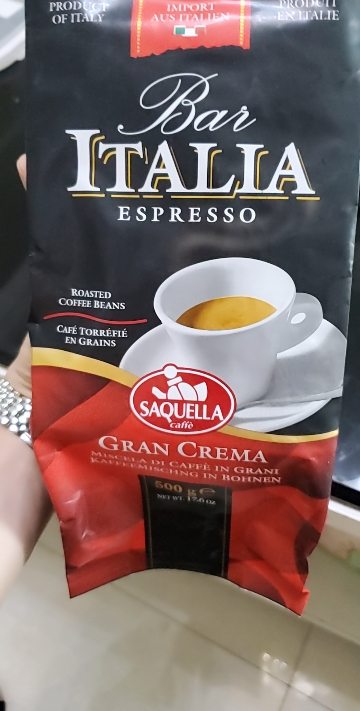 意大利原装进口 圣贵兰espresso特醇香浓咖啡豆 中深烘焙咖啡豆500g