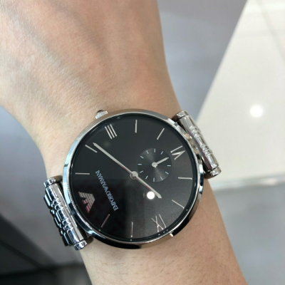 阿玛尼(armani)石英表ar1819 阿玛尼(emporioarmani)手表 钢制表带