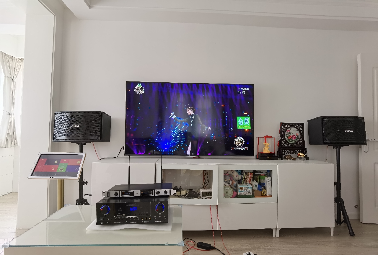 bosinund/博斯顿k8豪华版 家庭ktv音响套装全套 客厅音响智能语音点歌