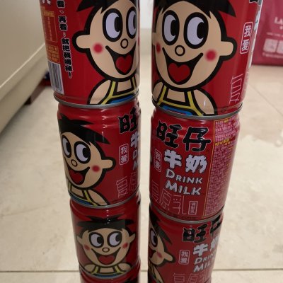旺仔牛奶罐装原味245ml*8儿童牛奶早餐饮品旺仔经典原味牛奶早餐奶