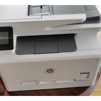 彩色激光打印机手机打印 无线打印彩色无线打印机 惠普454dw打印机