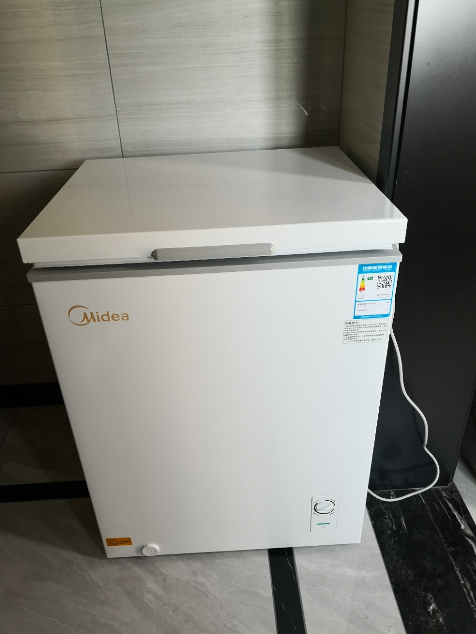 [囤货无忧]美的(midea)143升卧式冷柜小型冰柜家用冰柜冷藏冷冻转换柜